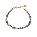 Black star bracelet gold