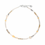 Sand sparkle anklet silver