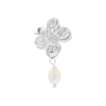 Fiore hoop silver
