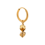 Single magical dice hoop gold