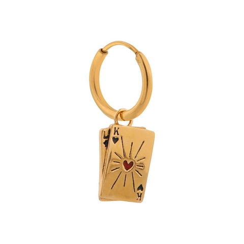 Single kiki's cards hoop gold