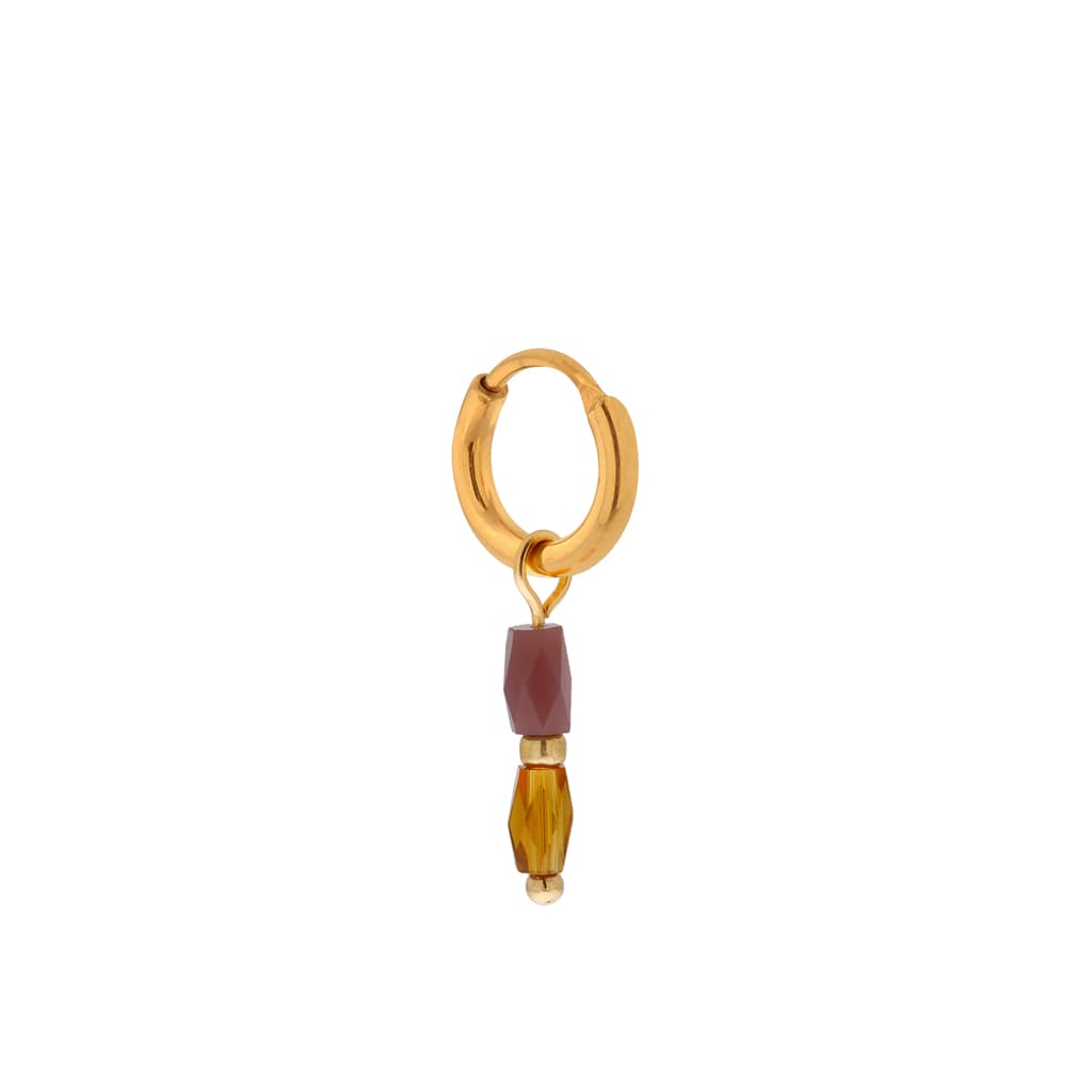 Single terra 2.0 hoop gold