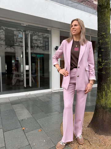 Slwrita mw wide p - Bleached mauve melange