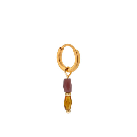Single terra 2.0 hoop gold