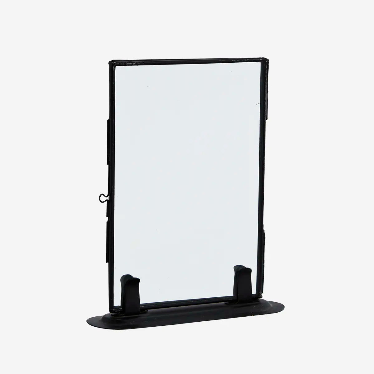 Standing photo frame - black - 10x15 cm