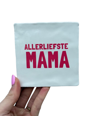 Tegel - Allerliefste mama - wit