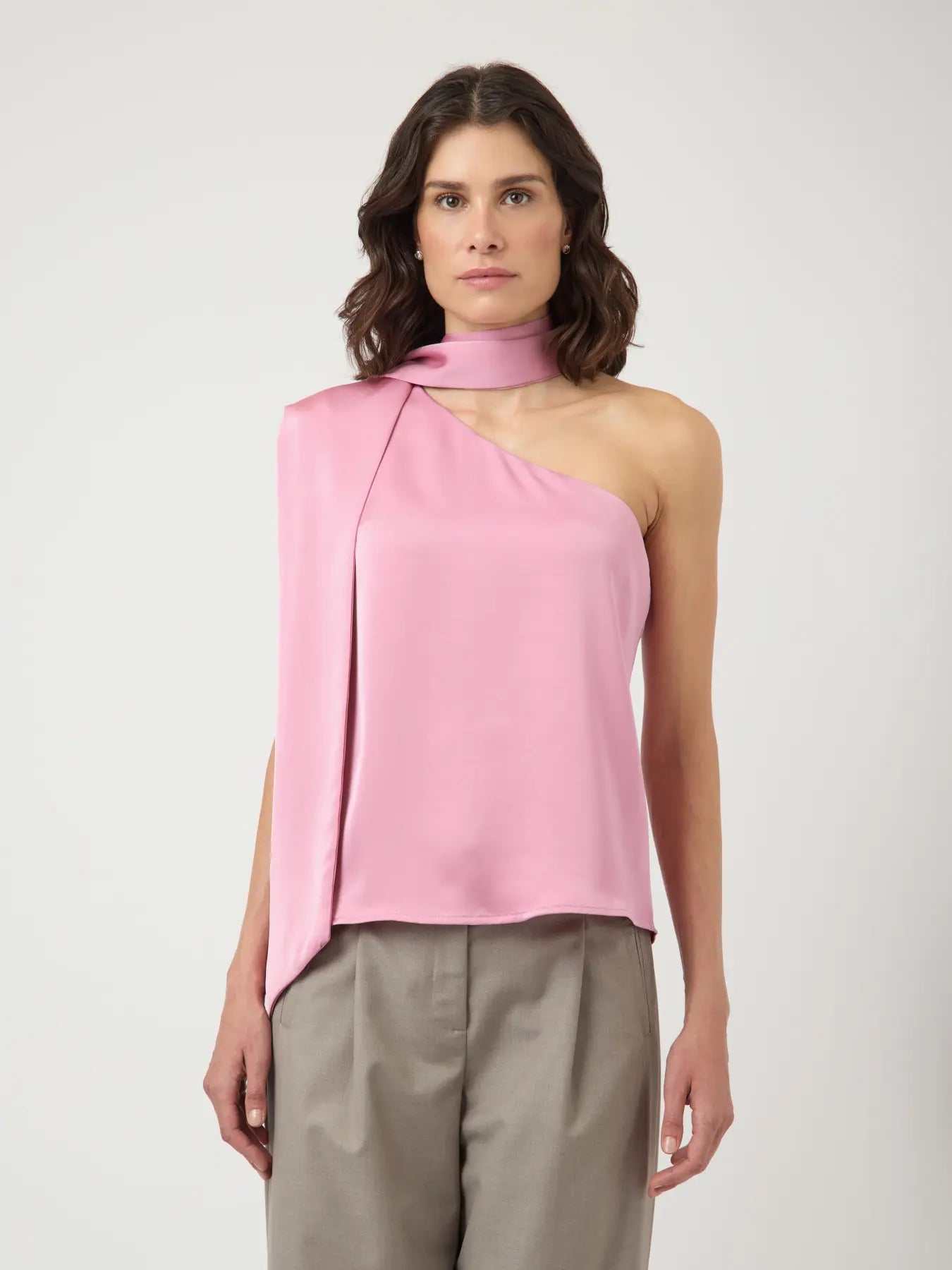 Yasannalina one shouldertop s - orchid smoke