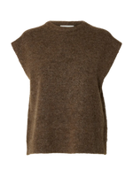 Slwlulu ls knit vest - Dachshund