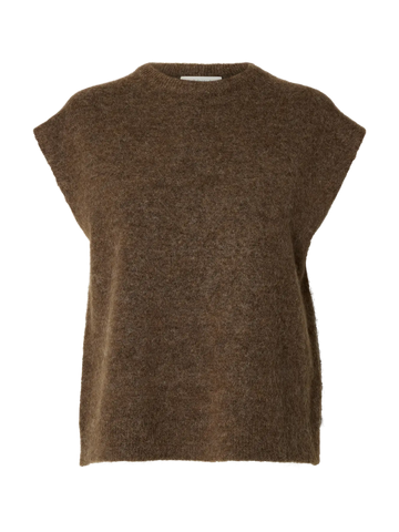 Slwlulu ls knit vest - Dachshund