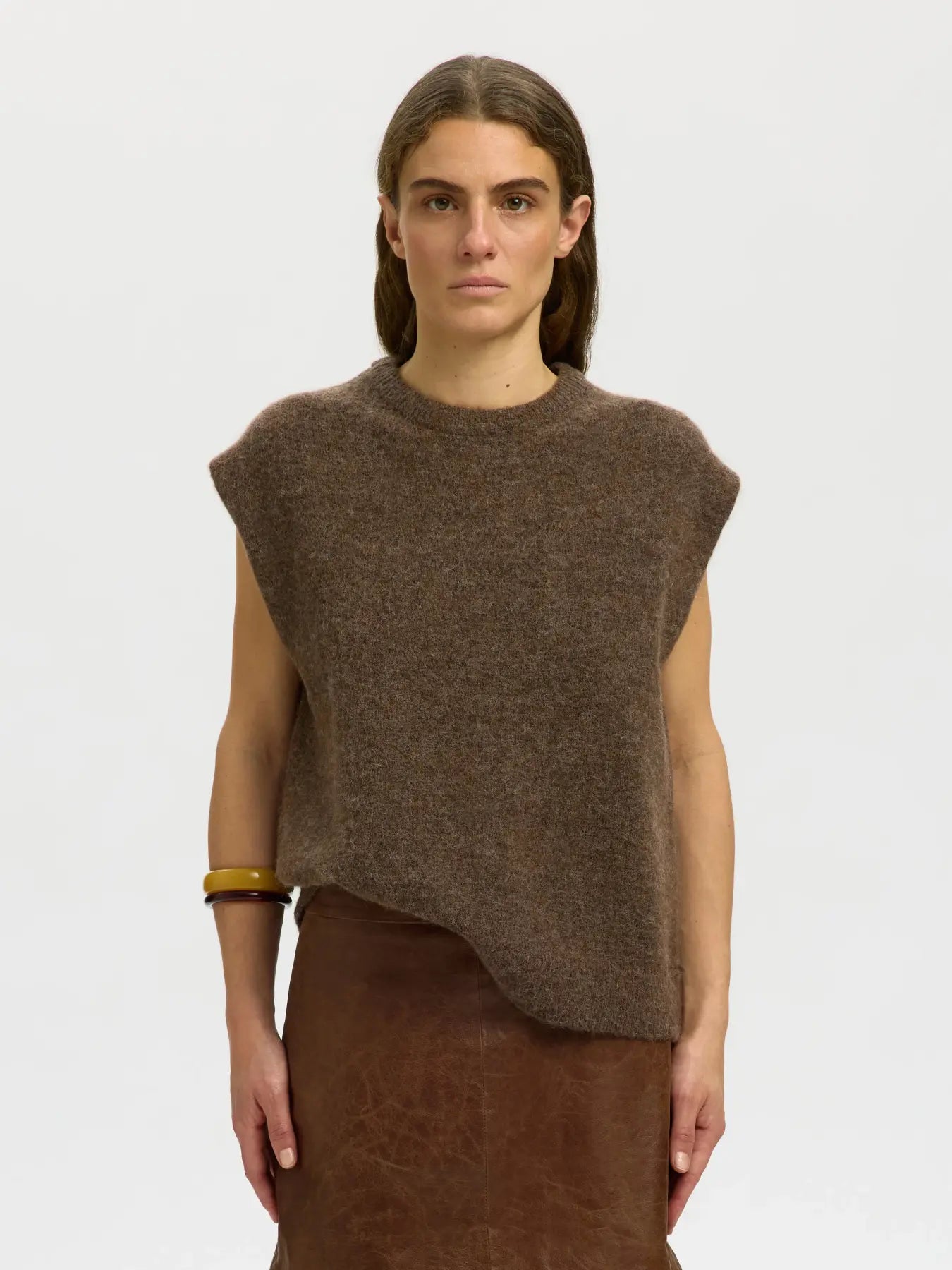 Slwlulu ls knit vest - Dachshund