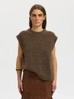 Slwlulu ls knit vest - Dachshund