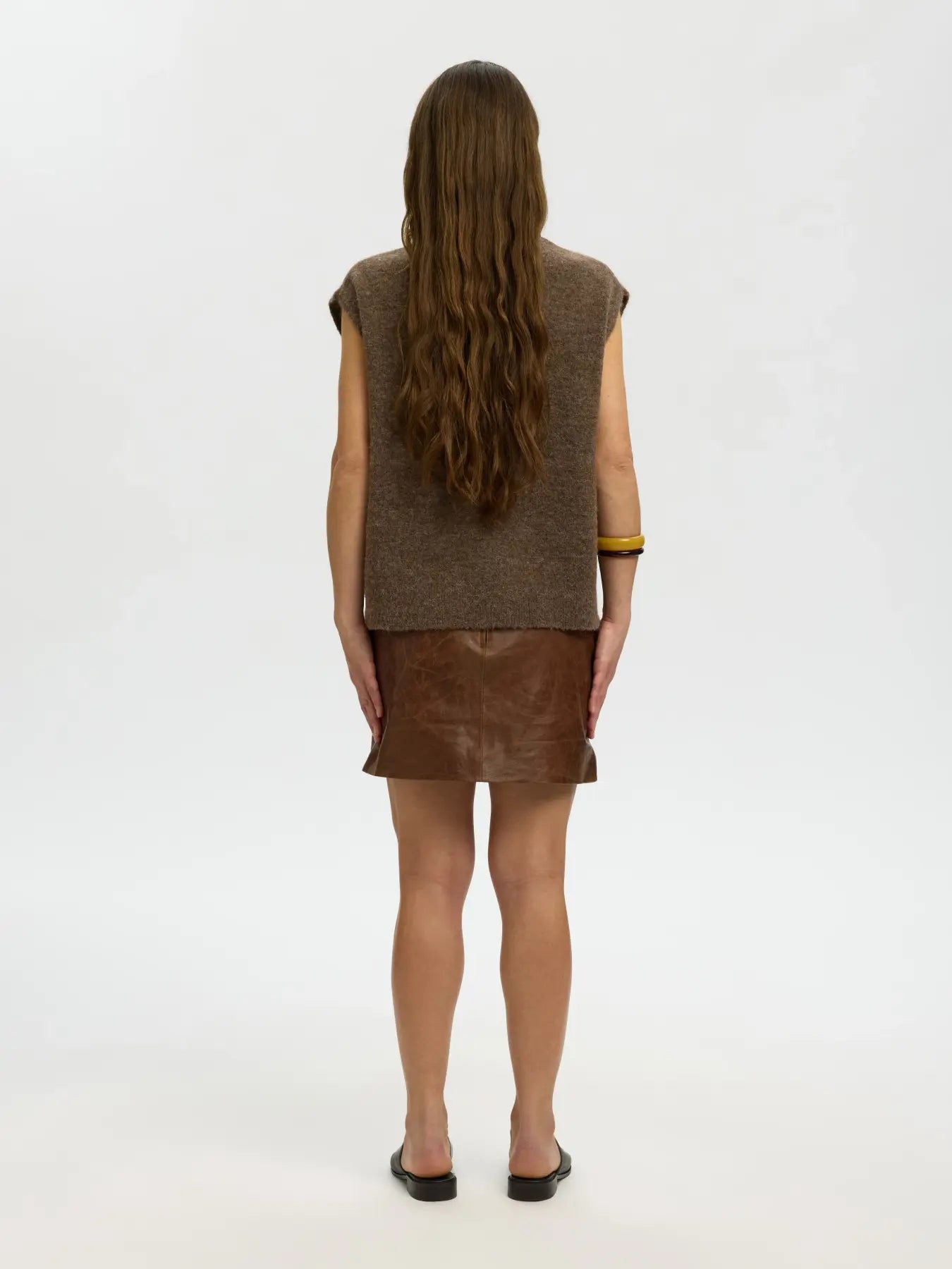 Slwlulu ls knit vest - Dachshund