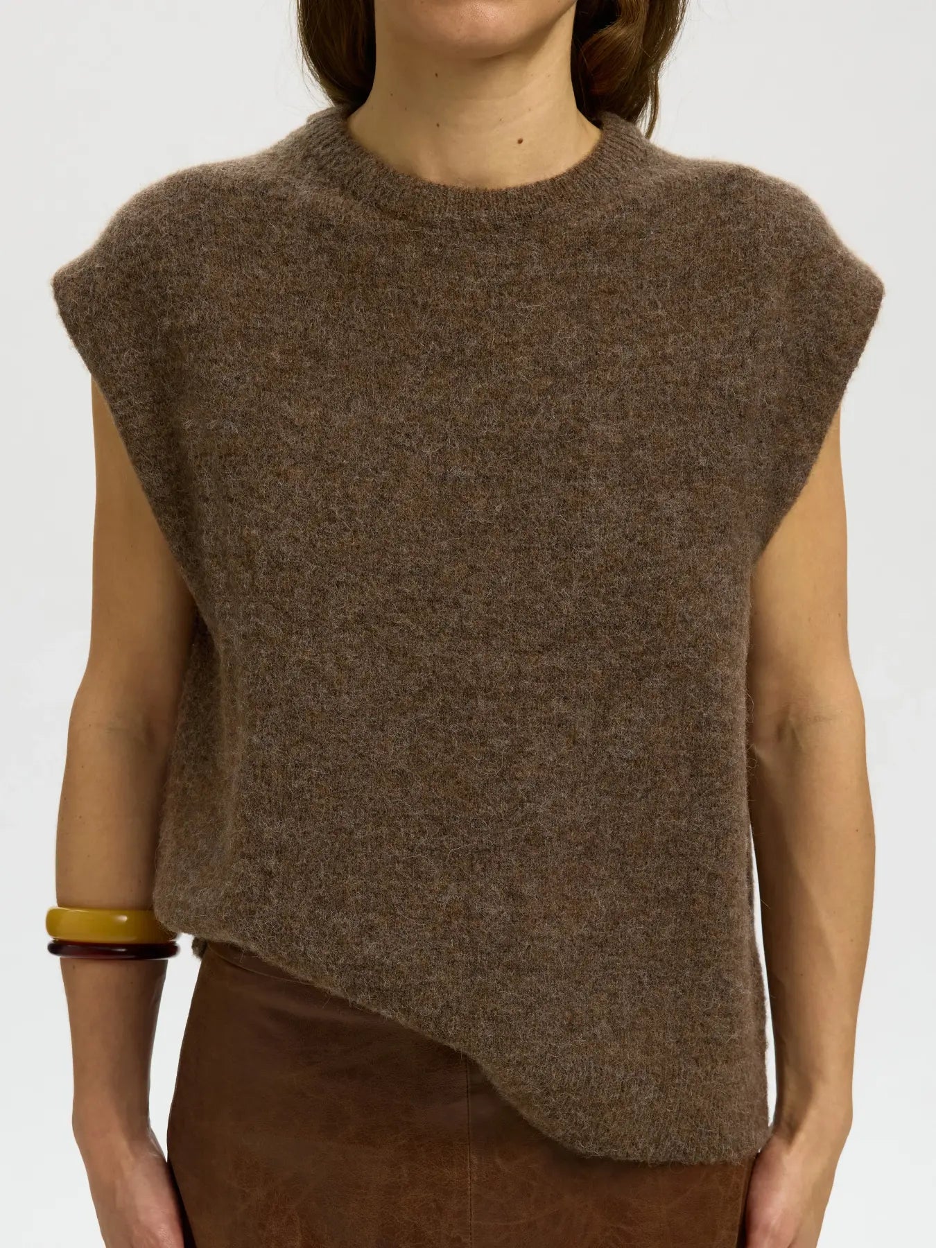Slwlulu ls knit vest - Dachshund