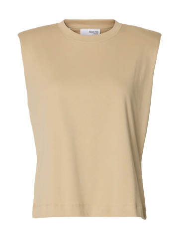 Slfea halley sl top - white pepper