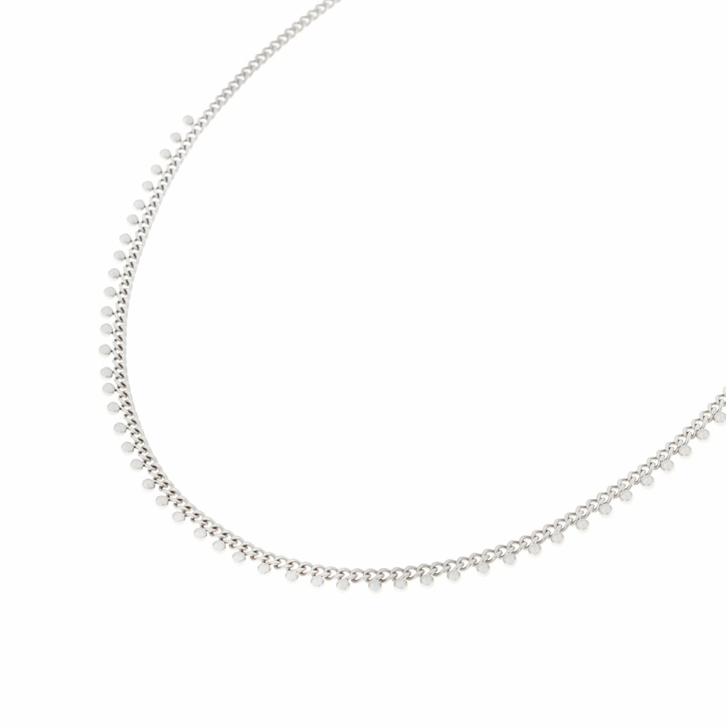 Baby dots necklace silver