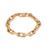 Bold chain bracelet gold