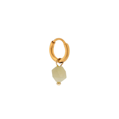 Single citron hoop gold