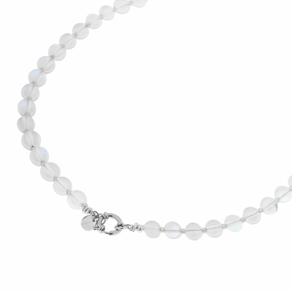 Ocean glow necklace silver