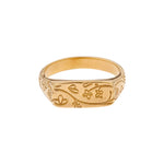 Flower market ring gold