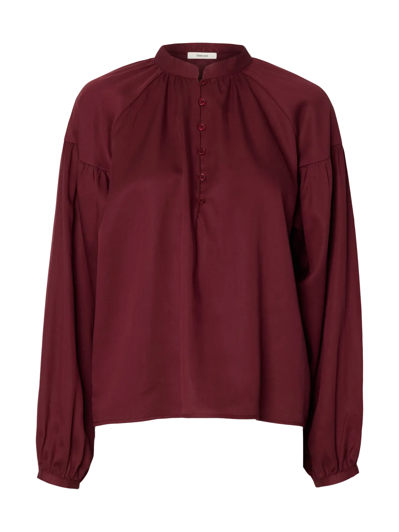 SlwDonna ls shirt - tawny port