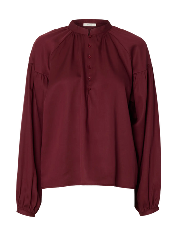 SlwDonna ls shirt - tawny port