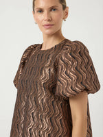 Yassirley ss dress - Mocha Mousse
