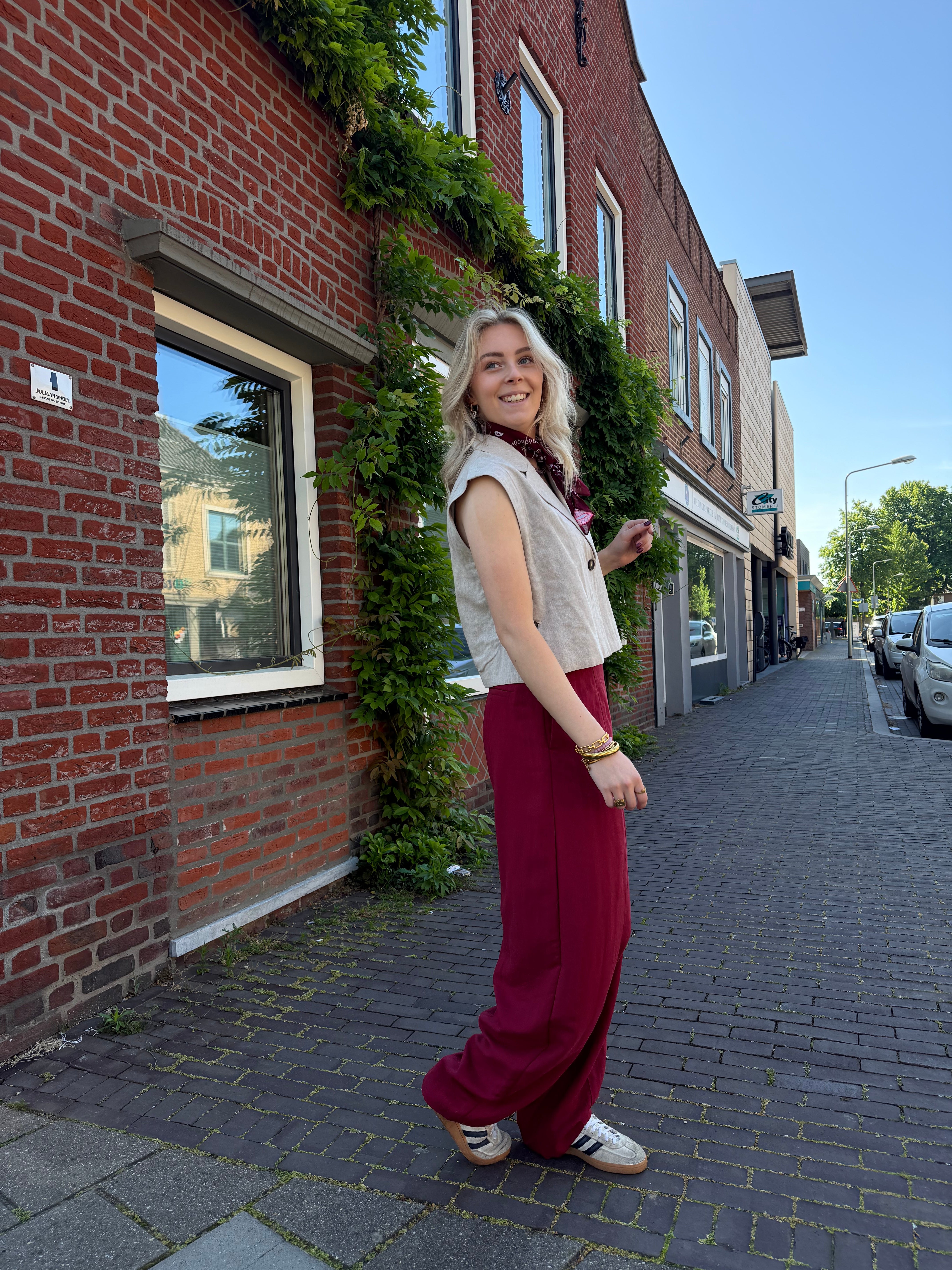 MSCHGraciela Franciska HW Pants - Rhubard
