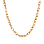 Bold chain necklace gold