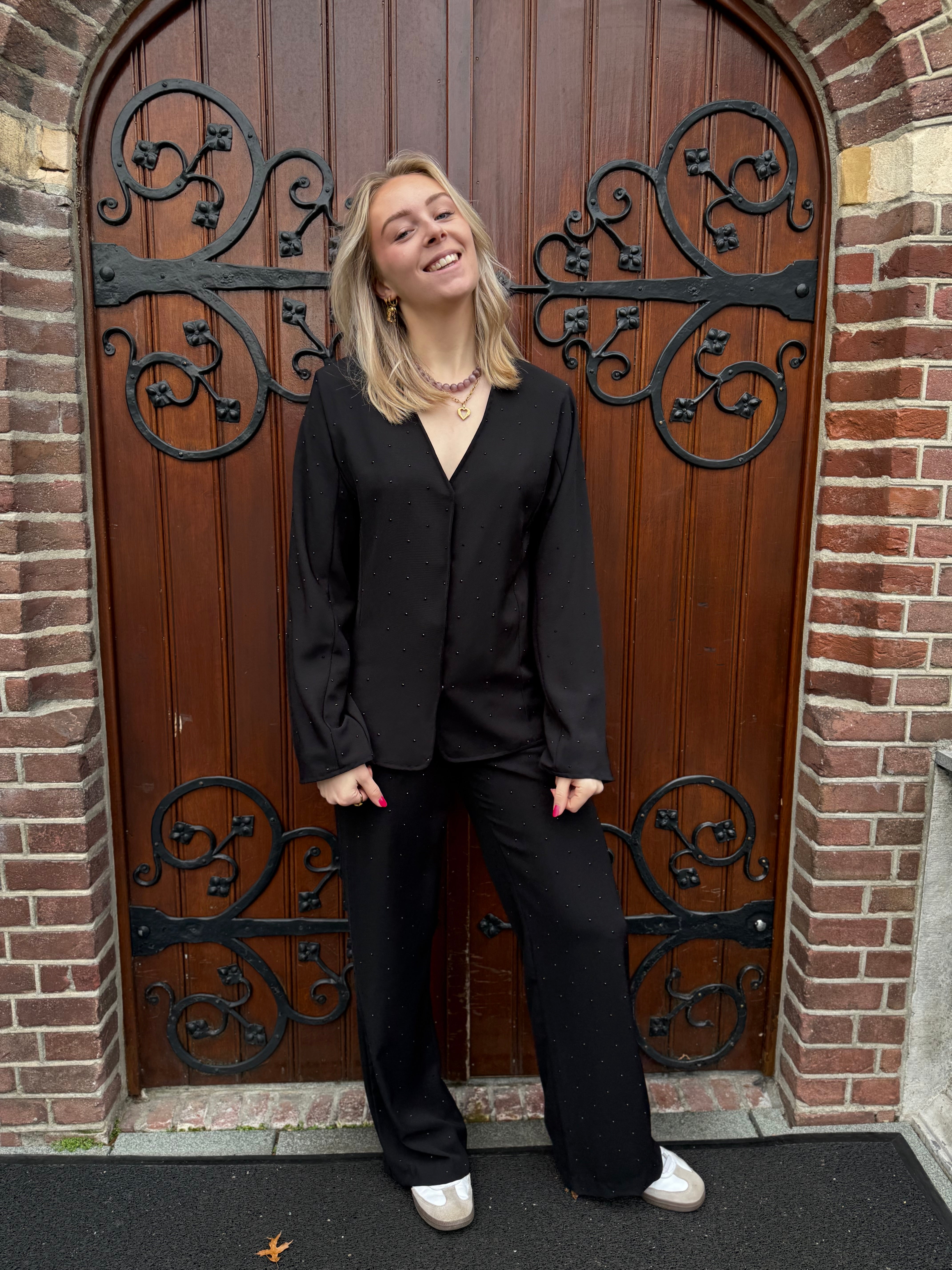 Blazer stones JILL - Black