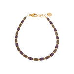 Terra grey bracelet gold