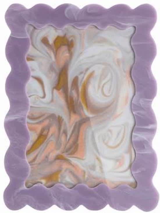 Photoframe wavy small - lila