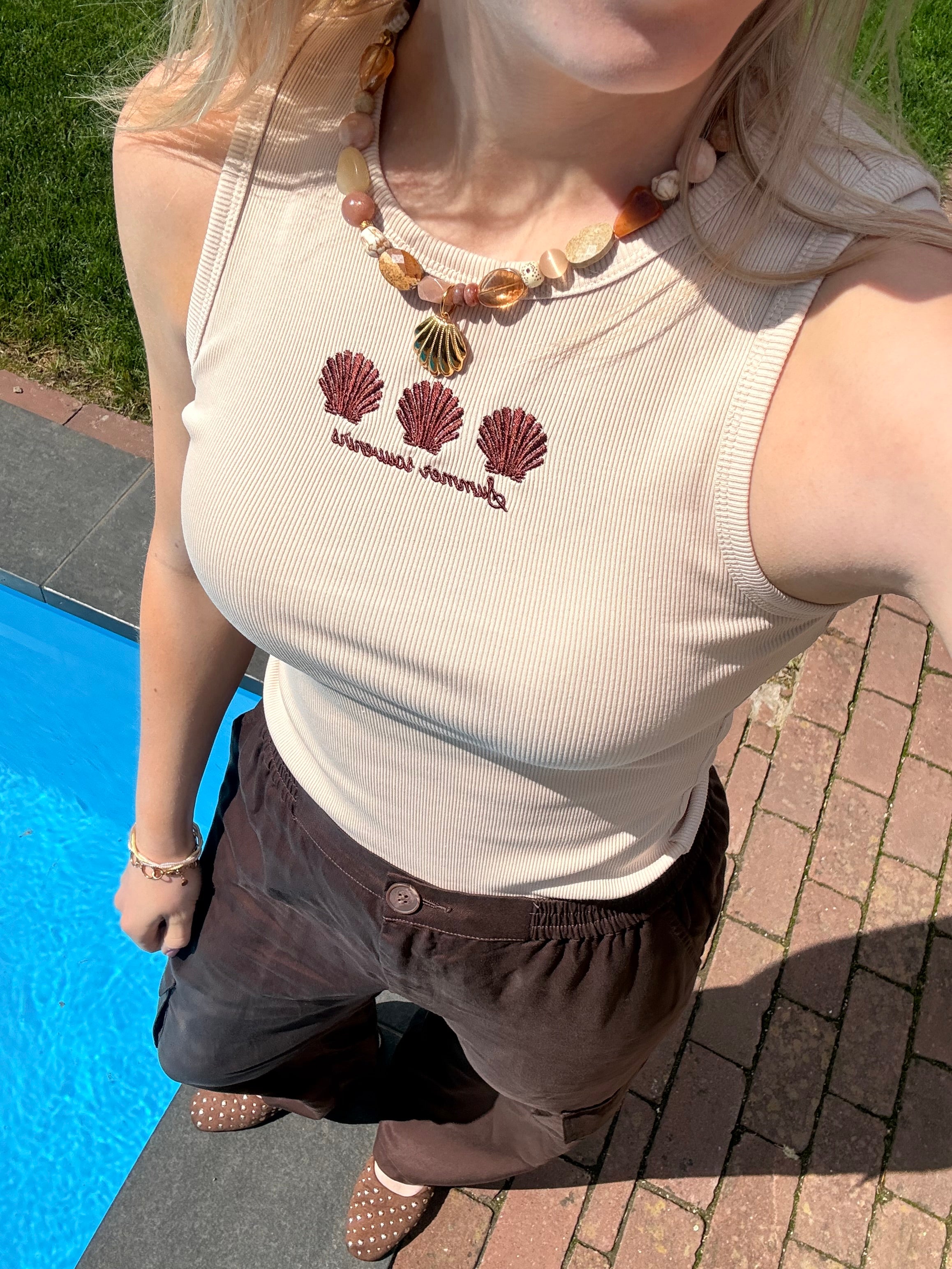 Top Sea shells - Beige