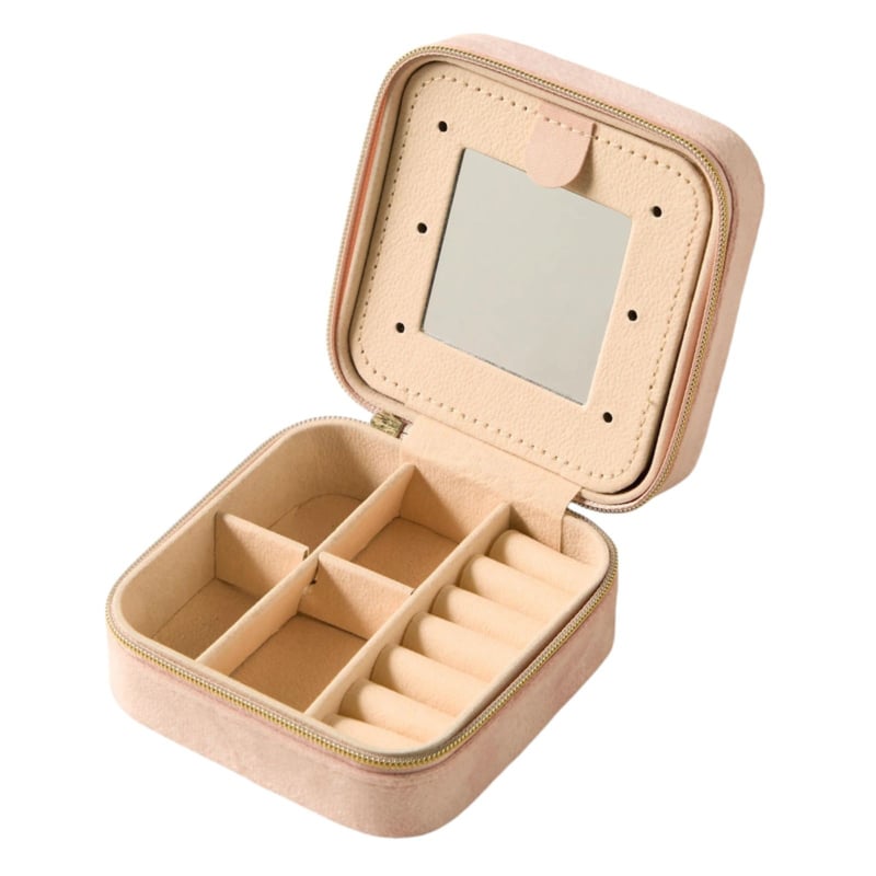 Jewellery Box - Velvet Pink