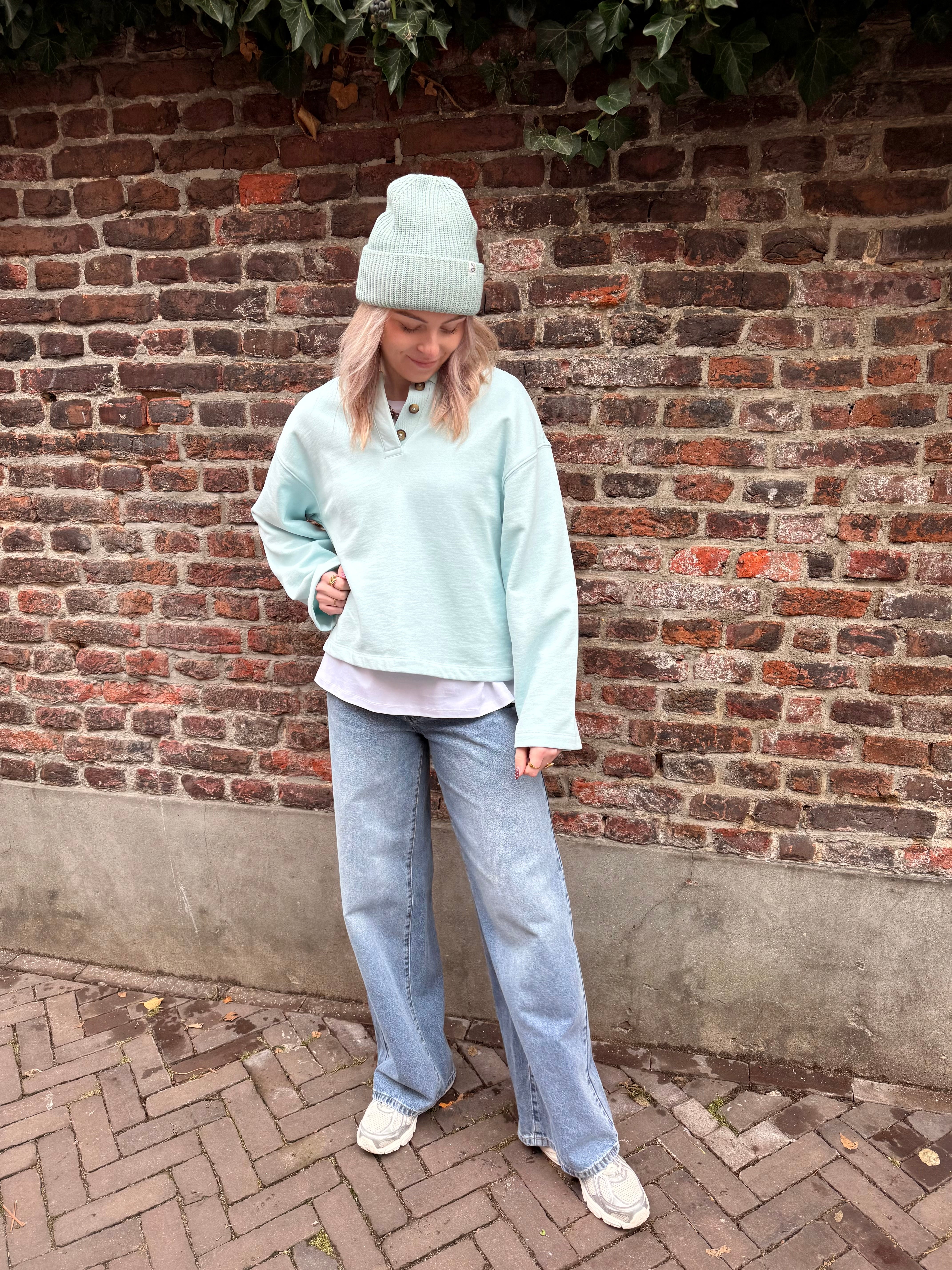 Slfari Gia ls polo sweat