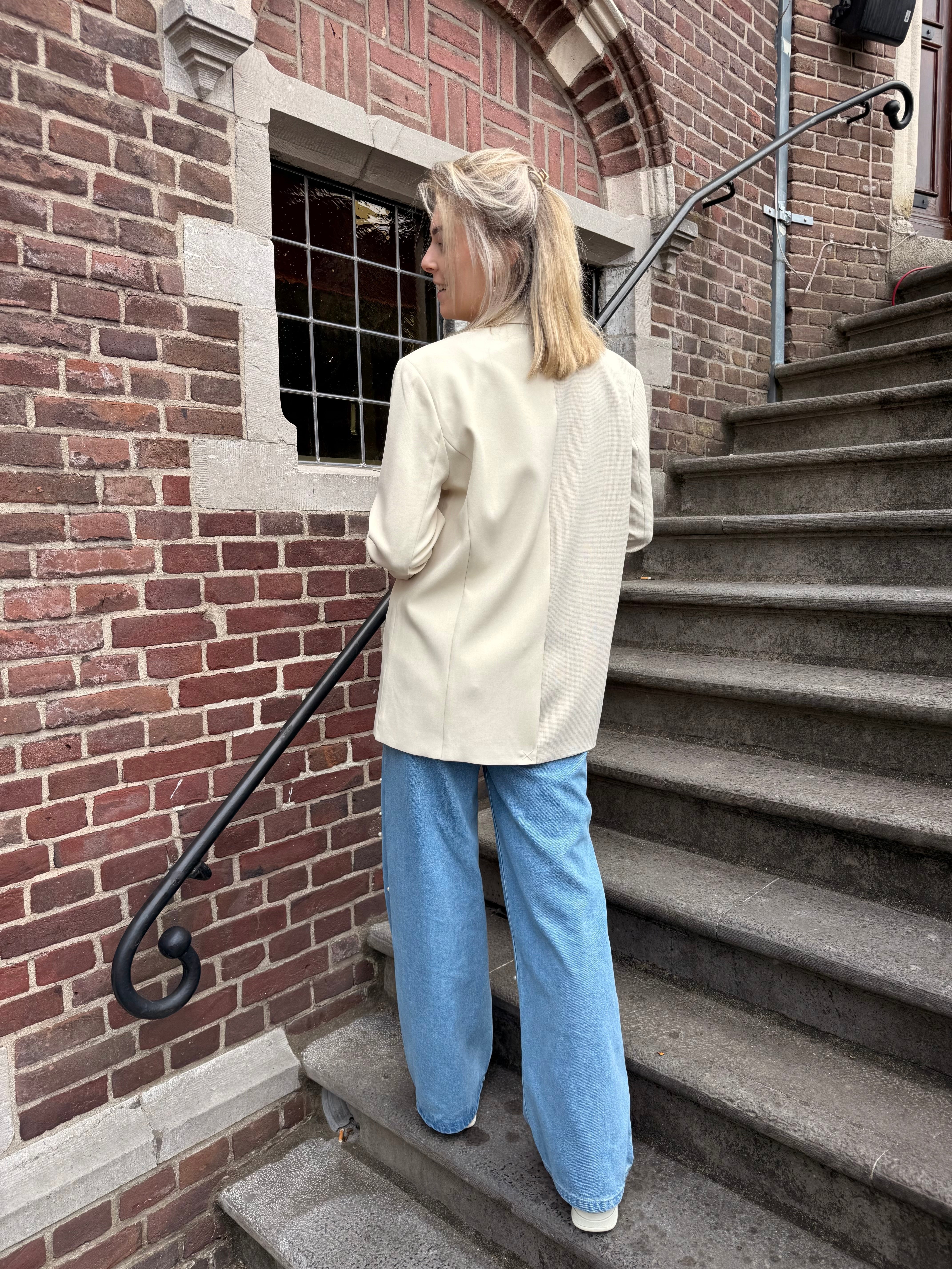 Oversized blazer BODIE - Off white