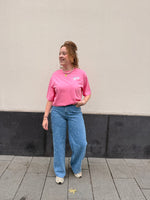 Oversized t-shirt maggy - soft pink