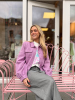 Jacket Jinte - Purple Melange
