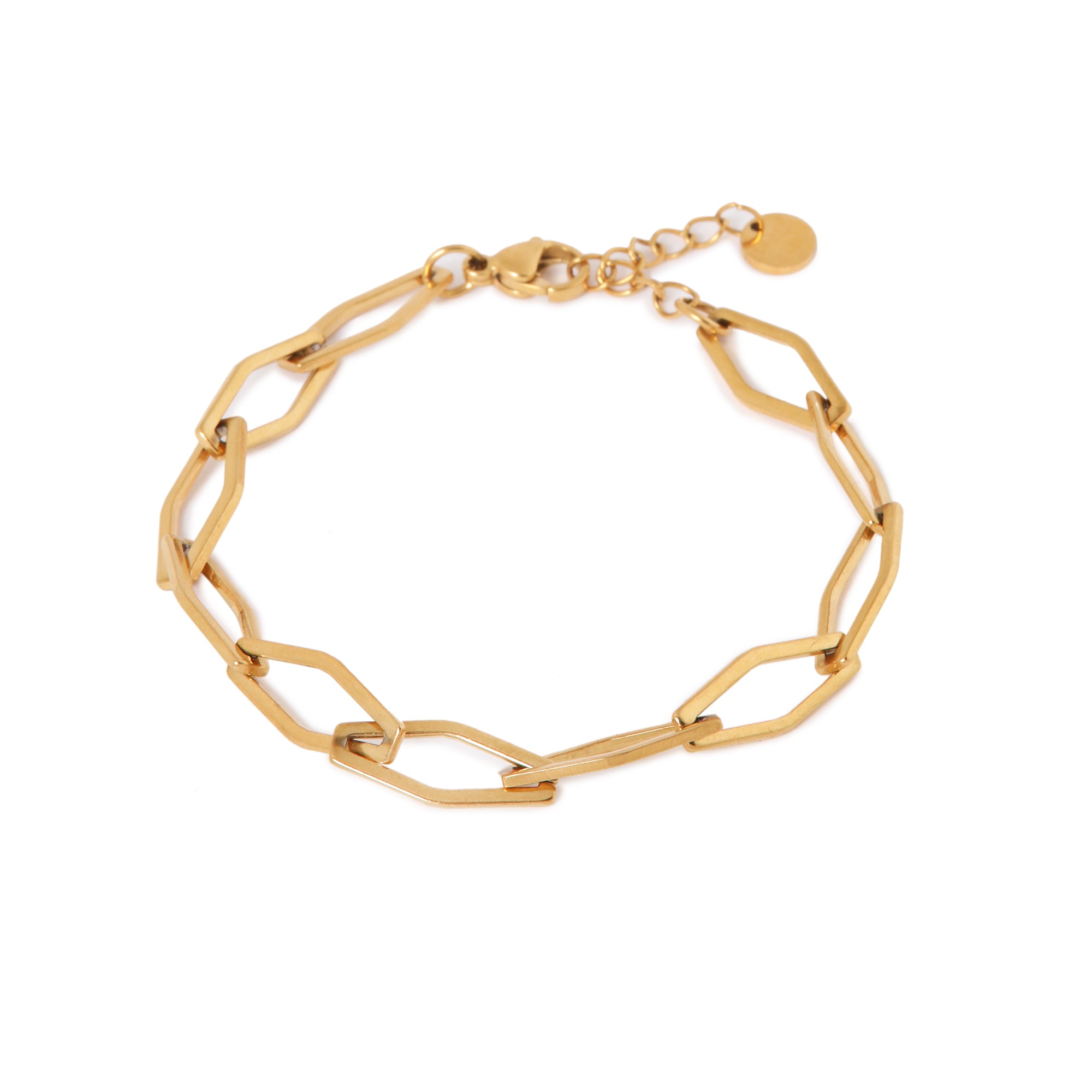 Wobbly bracelet gold