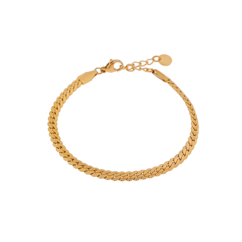 Rebel snake bracelet gold