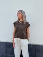 Slwlulu ls knit vest - Dachshund