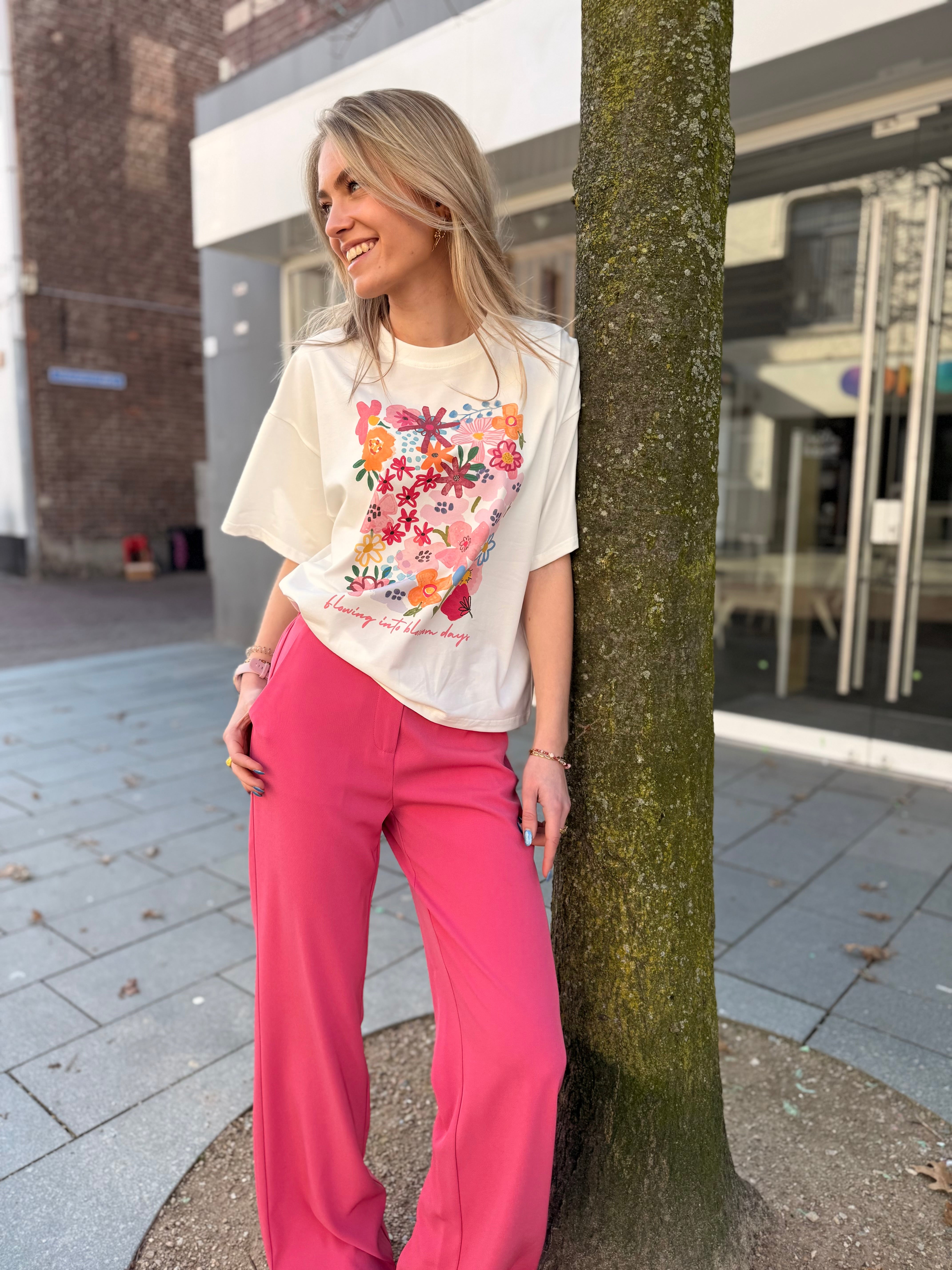 T-shirt Blossom days - Off White