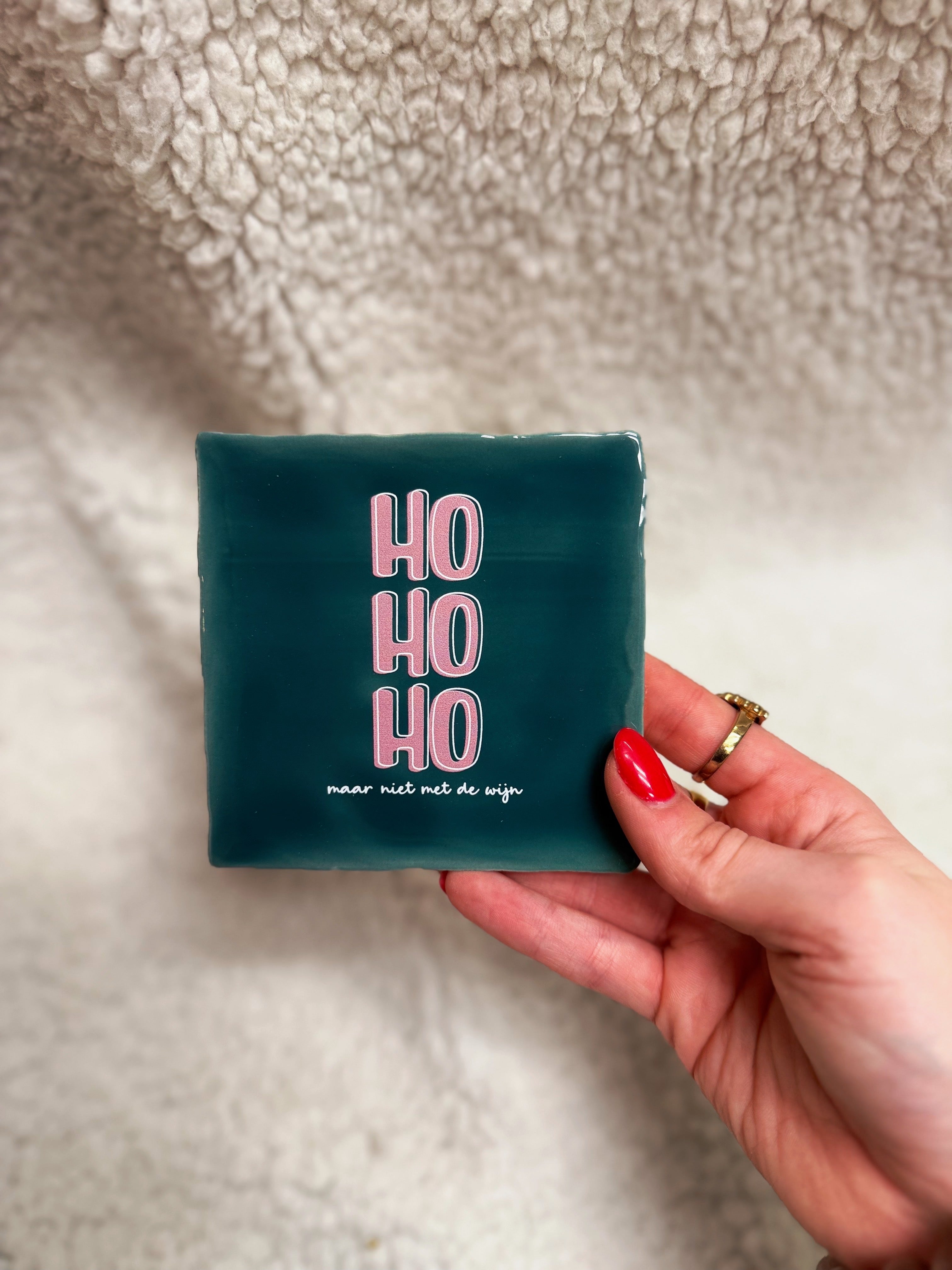 Tegel - HO HO HO - Groen