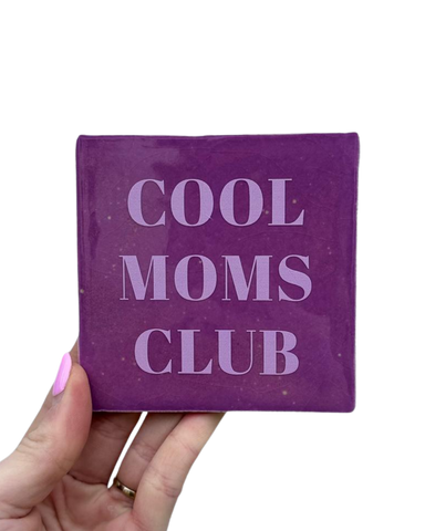 Tegel - Cool moms club - paars