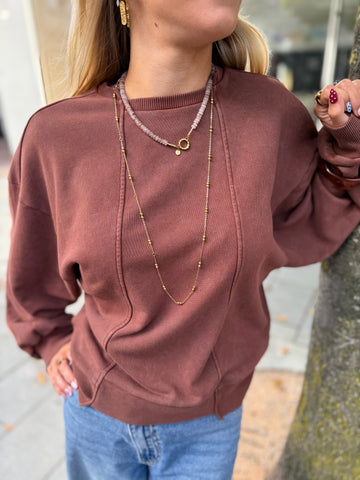 Sweater Senna - Choc brown