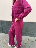 Blouse Kess - Fuchsia purple/red