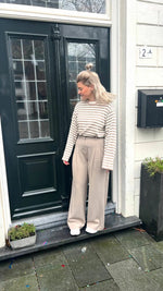 Mschbahara pullover stripe stp - cashew ice