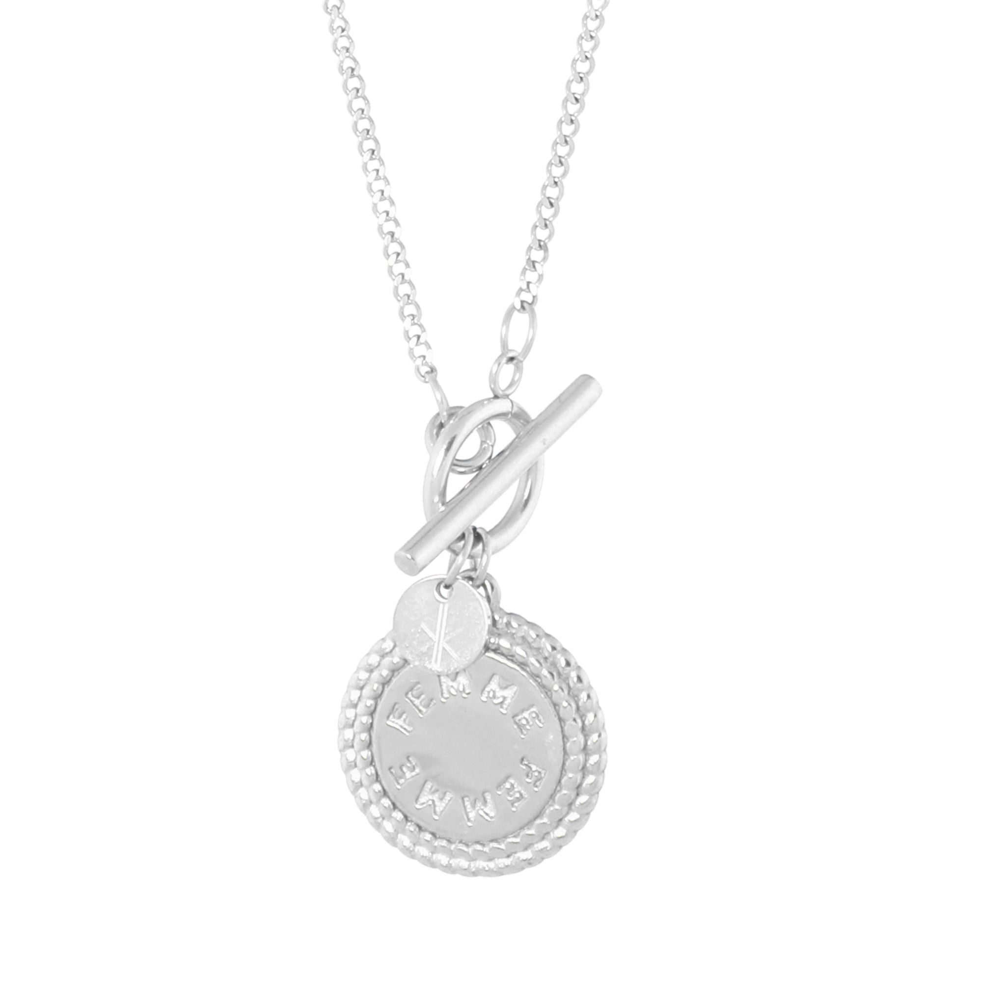 Femme necklace silver