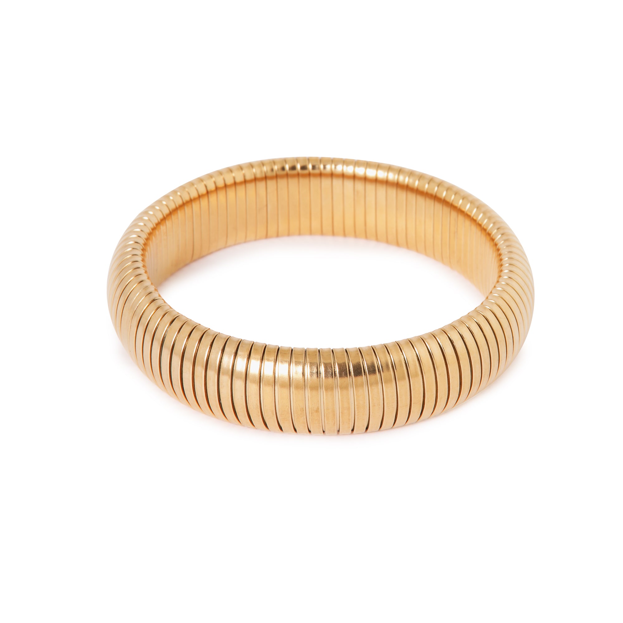 Big celeste bangle gold