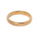 Small celeste bangle gold