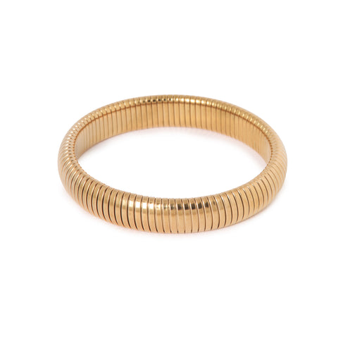 Small celeste bangle gold